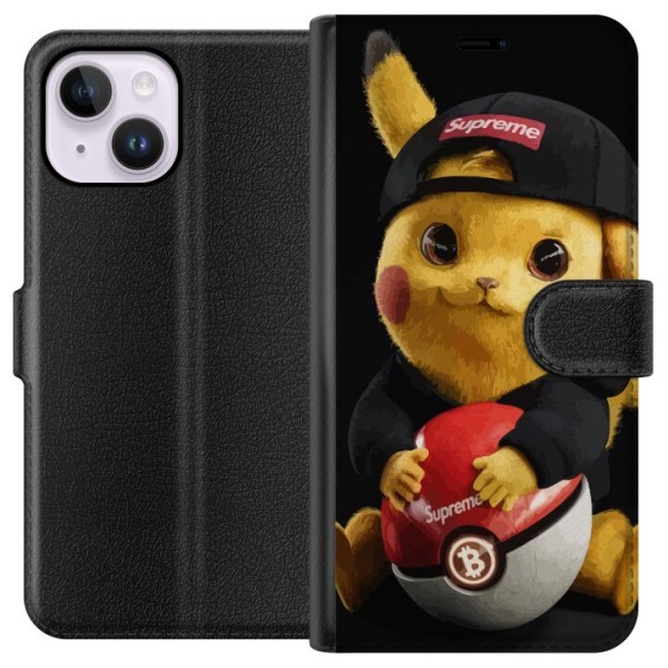 Apple iPhone 14 Plus Tegnebogsetui Pikachu Supreme