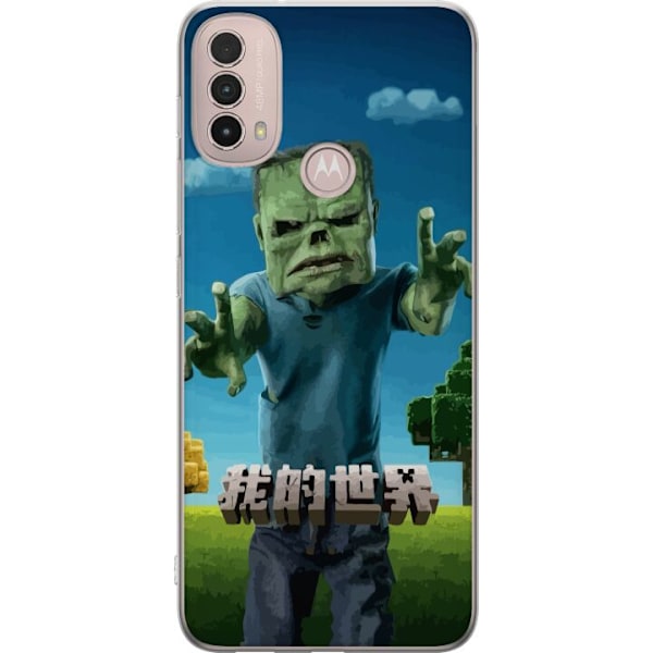Motorola Moto E40 Gjennomsiktig deksel A Minecraft Movie