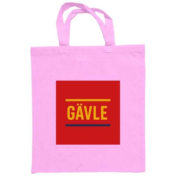 Tøyveske | Holdbar Handleveske i Tøy Gävle - Hockey Rosa one size