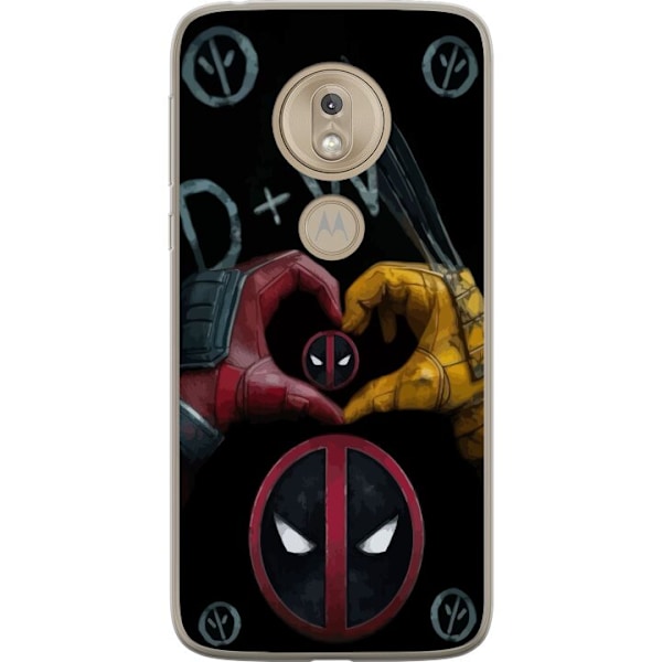 Motorola Moto G7 Play Gennemsigtig cover Deadpool & Wolverine