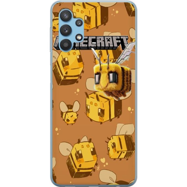 Samsung Galaxy A32 5G Genomskinligt Skal Minecraft Bi