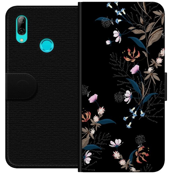 Huawei P smart 2019 Tegnebogsetui Blomster