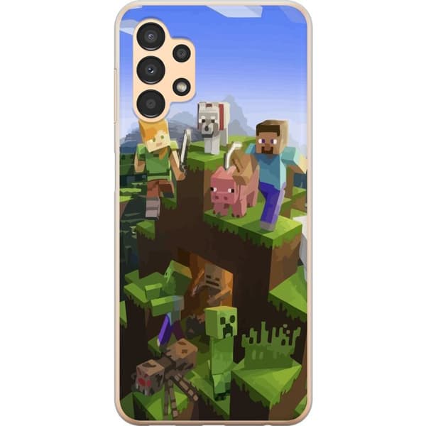 Kompatibelt Mobildeksel til Samsung Galaxy A13 MineCraft