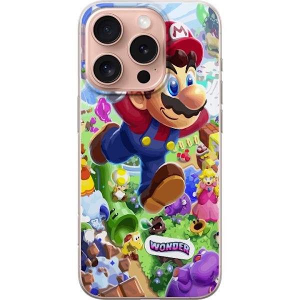 Apple iPhone 16 Pro Läpinäkyvä kuori Super Mario Wonder