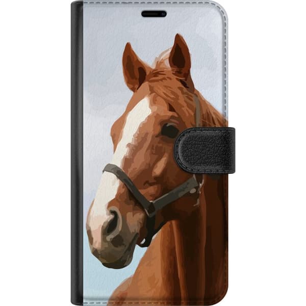 Kompatibelt Plånboksfodral till Samsung Galaxy S21+ 5G Häst