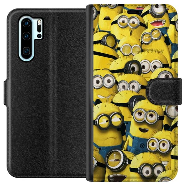 Kompatibel Tegnebogsetui til Huawei P30 Pro Minions