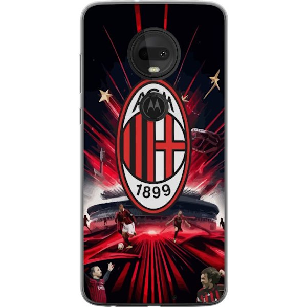 Motorola Moto G7 Läpinäkyvä kuori AC Milan