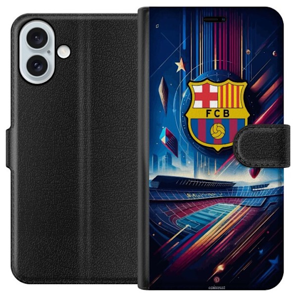 Apple iPhone 16 Plus Tegnebogsetui FC Barcelona