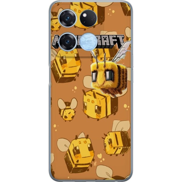 OnePlus Ace Racing Läpinäkyvä kuori Minecraft Bi