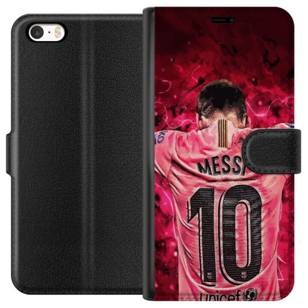 Apple iPhone 5 Lompakkokotelo Messi