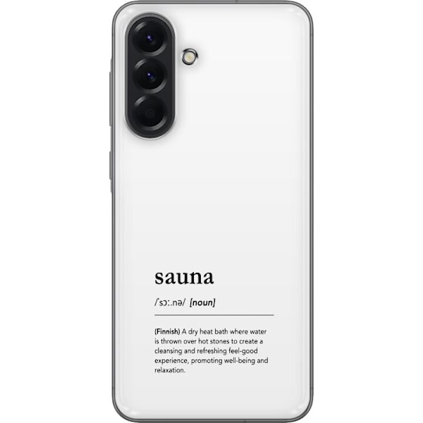 Samsung Galaxy A56 Läpinäkyvä kuori Bara Bada Sauna