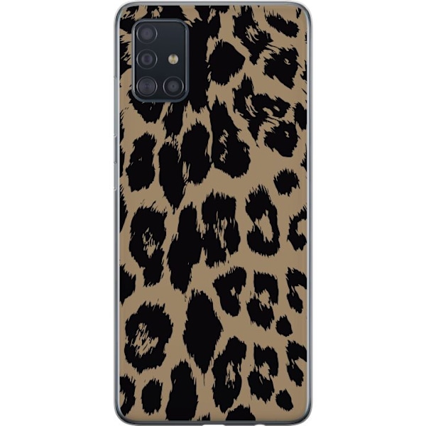 Samsung Galaxy A51 Läpinäkyvä kuori Leopard