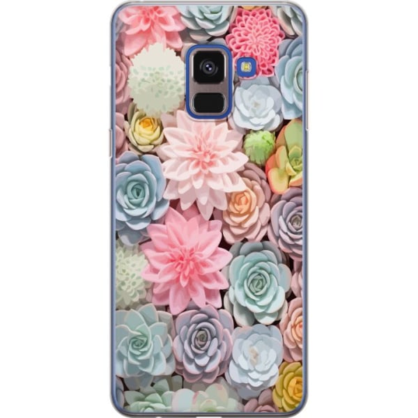 Samsung Galaxy A8 (2018) Läpinäkyvä kuori Vihreät kasvit