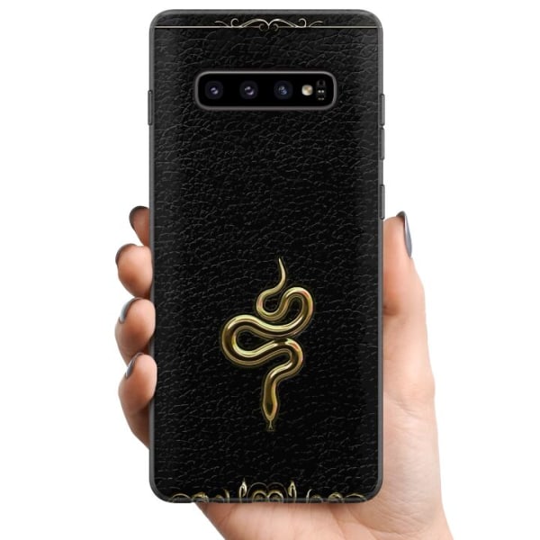 Samsung Galaxy S10 TPU Mobilskal Guld Orm