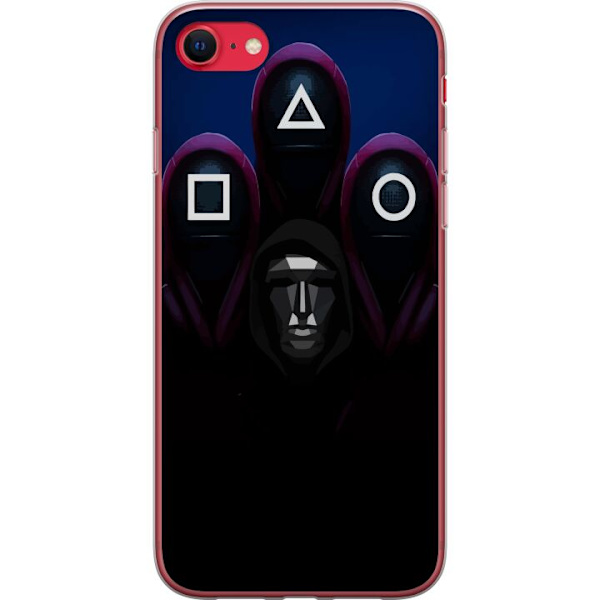 Apple iPhone SE (2020) Läpinäkyvä kuori Squid Game Kausi 3 Uudet Ikoni Suosittu Sarja TV Motiivi Aasialainen Draama Trendikäs Graafinen Suunnittel