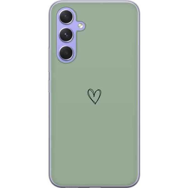 Kompatibelt Mobildeksel til Samsung Galaxy A54 Hjerte