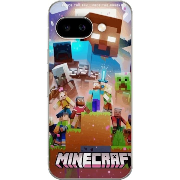 Google Pixel 9a Gjennomsiktig deksel Minecraft