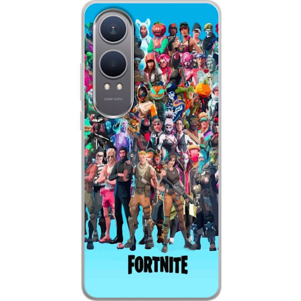 OnePlus Nord CE4 Lite Läpinäkyvä kuori Fortnite