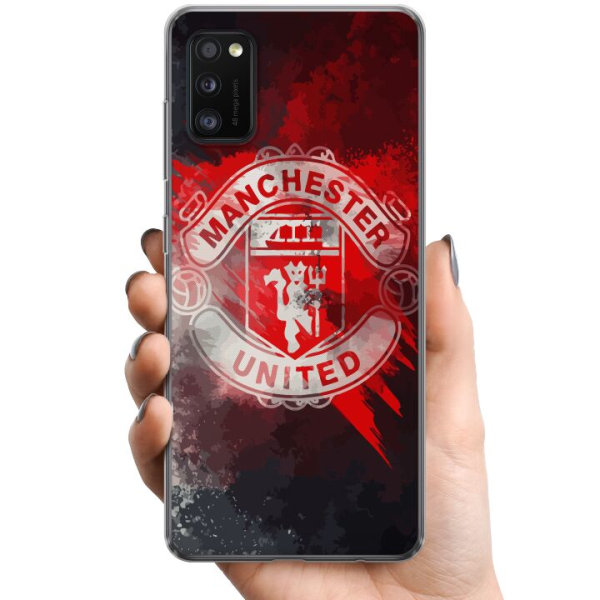 Samsung Galaxy A41 TPU Matkapuhelimen kuori Manchester United