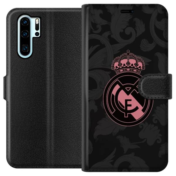 Kompatibel Tegnebogsetui til Huawei P30 Pro Real Madrid