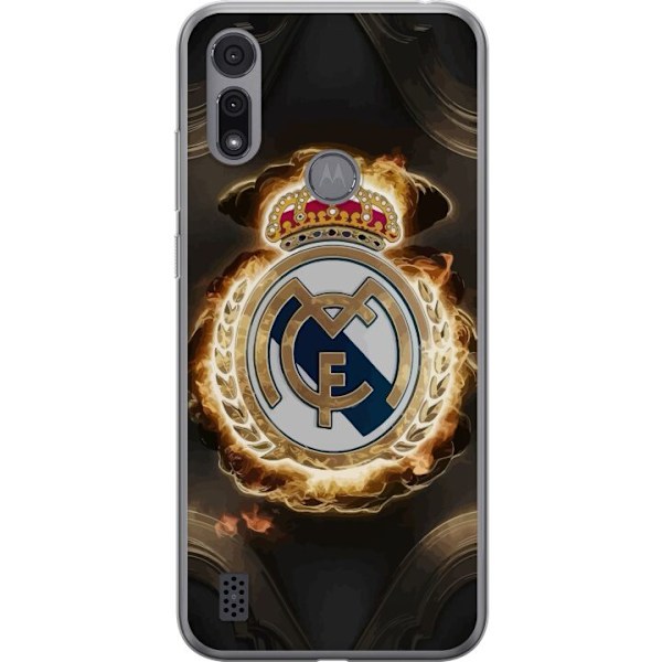 Motorola Moto E6i Gennemsigtig cover Real Madrid