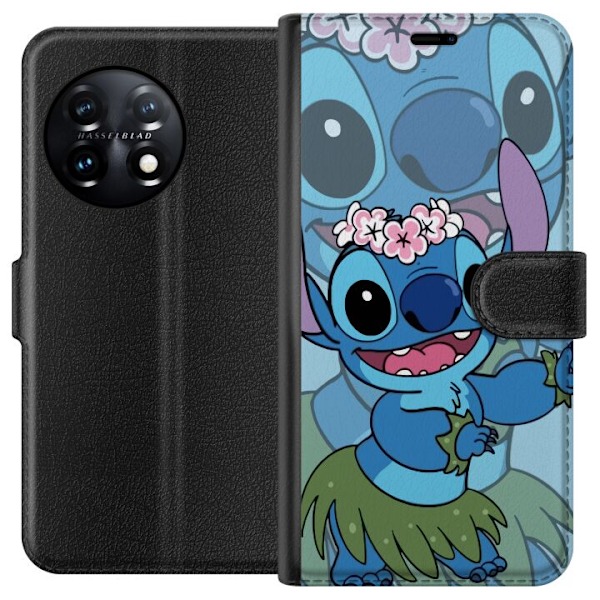 OnePlus 11R Lommeboketui Stitch under stjernene - Magisk Anime