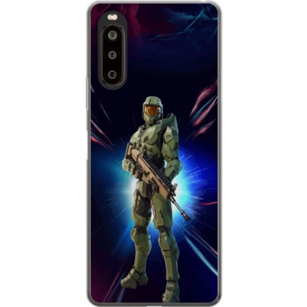 Sony Xperia 10 II Gennemsigtig cover Fortnite - Master Chief