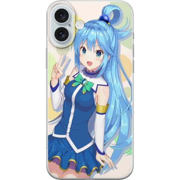 Apple iPhone 16 Plus Gennemsigtig cover Anime