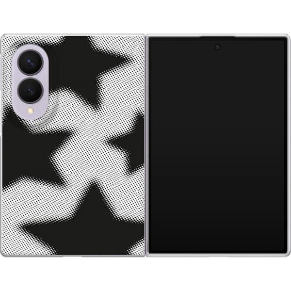 Kompatibelt Mobildeksel til Samsung Galaxy Z Fold8 Svarte stjerner svart