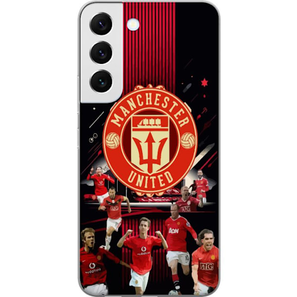 Samsung Galaxy S22+ 5G Gennemsigtig cover Manchester United F.