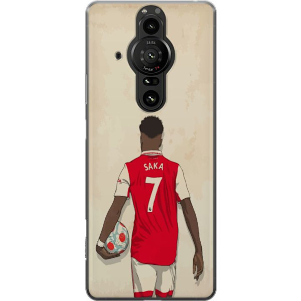 Sony Xperia Pro-I Läpinäkyvä kuori Arsenal FC Jalkapallo Arsenal FC Motiivi Pelaaja Premier League Englanti Suosittu Urheilulaji Jalkapallotähti L