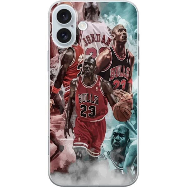 Apple iPhone 16 Plus Genomskinligt Skal Jordan 23