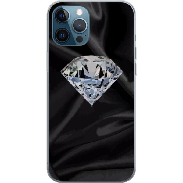Apple iPhone 12 Pro Läpinäkyvä kuori Silkkidiamantti