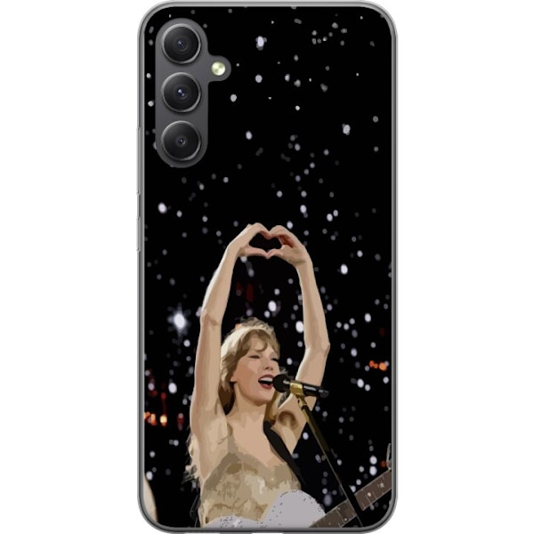 Samsung Galaxy S23 FE Genomskinligt Skal Taylor Swift