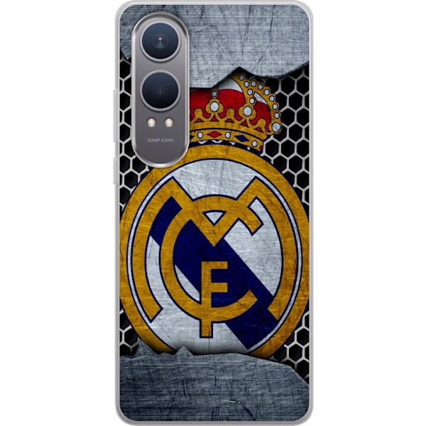 OnePlus Nord CE4 Lite Läpinäkyvä kuori Real Madrid