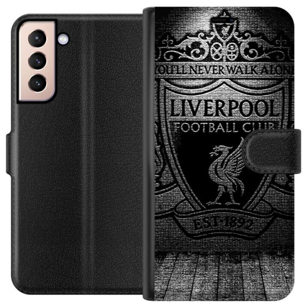 Samsung Galaxy S21 Plånboksfodral Liverpool FC