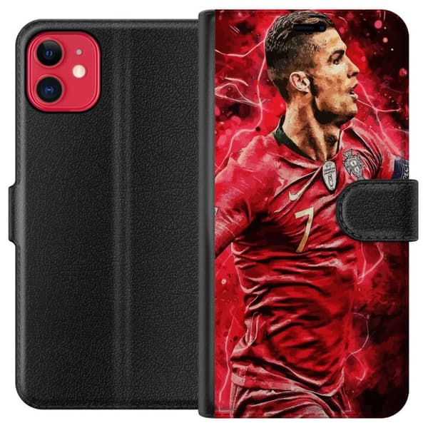 Kompatibel Tegnebogsetui til Apple iPhone 11 Cristiano Ronaldo