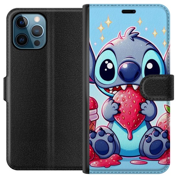 Apple iPhone 12 Pro Max Tegnebogsetui Strawberry Stitch