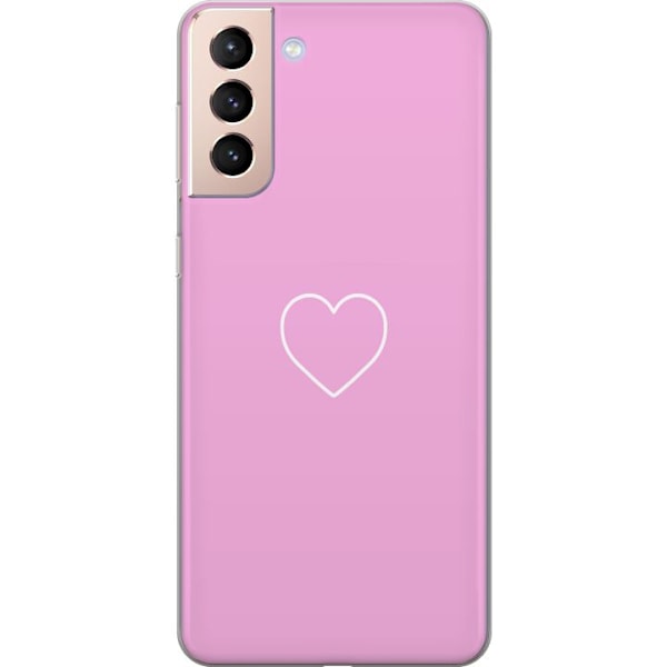 Samsung Galaxy S21 Cover / Mobilcover - Hjerte