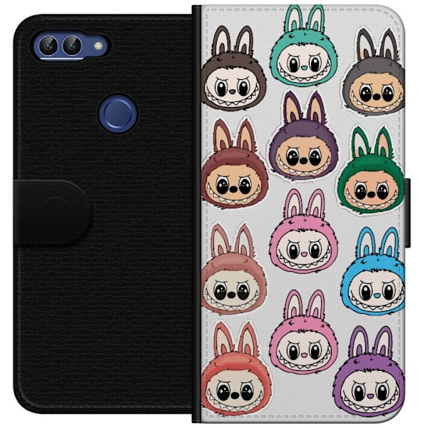 Huawei P smart Lompakkokotelo Labubu Macaron Monster - Söpö