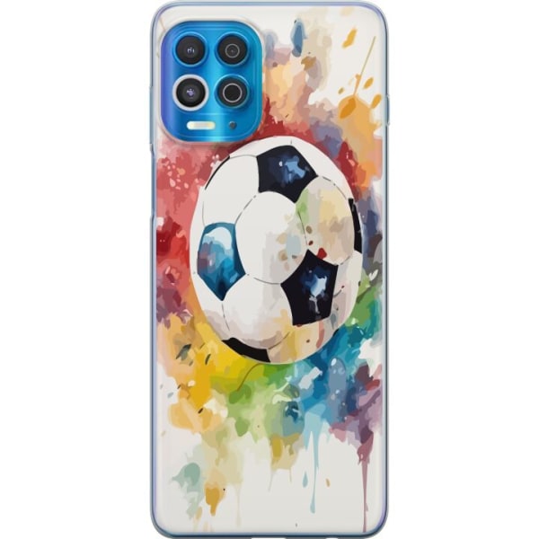 Motorola Edge S Gjennomsiktig deksel Fotball