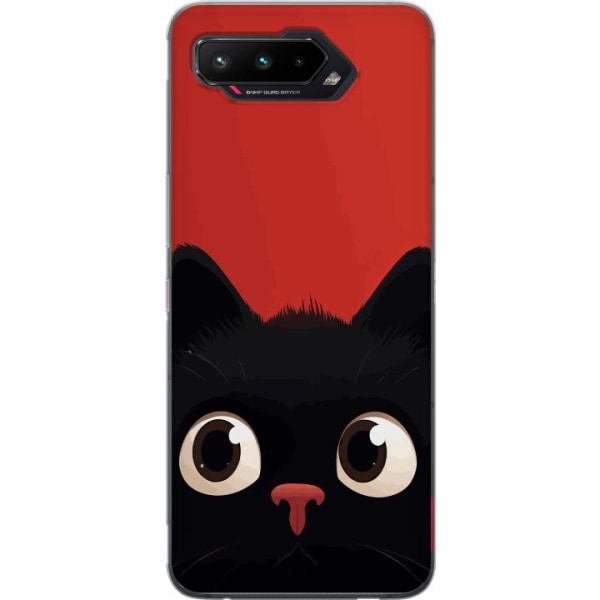 Asus ROG Phone 5 Gennemsigtig cover Livlig Kat