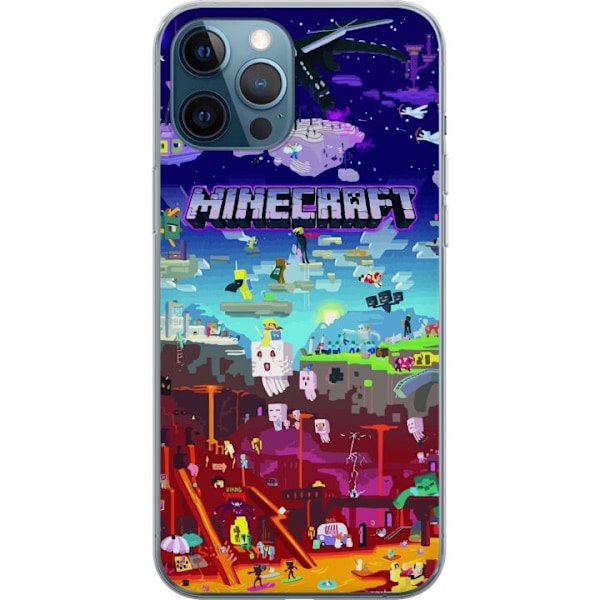 Apple iPhone 12 Pro Genomskinligt Skal Minecraft
