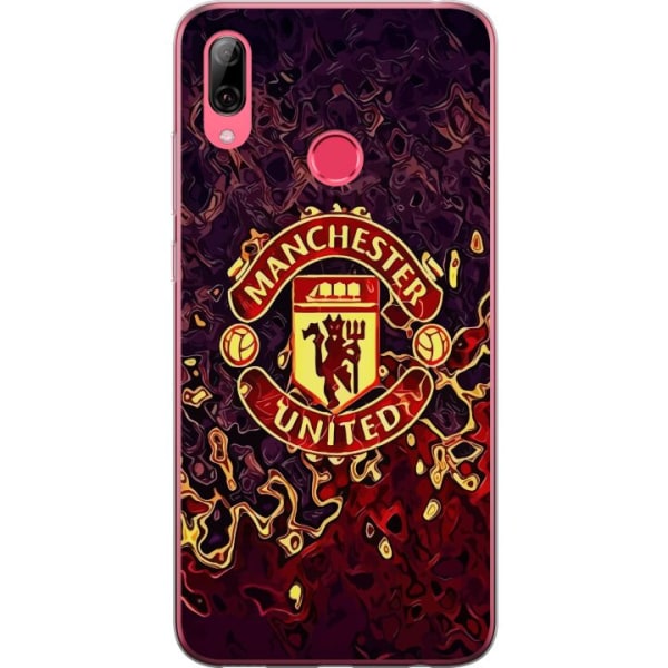 Huawei Y7 (2019) Läpinäkyvä kuori Manchester United