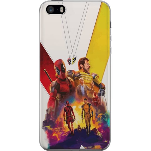 Apple iPhone 5s Gennemsigtig cover Wolverine Deadpool