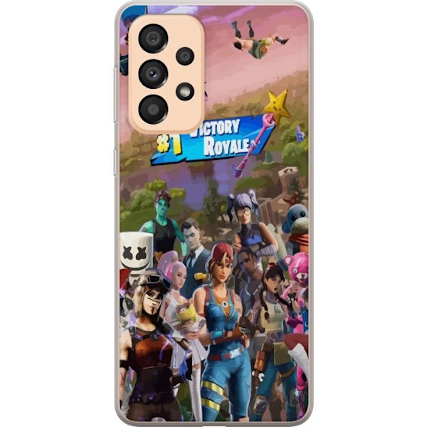 Samsung Galaxy A33 5G Gjennomsiktig deksel Fortnite