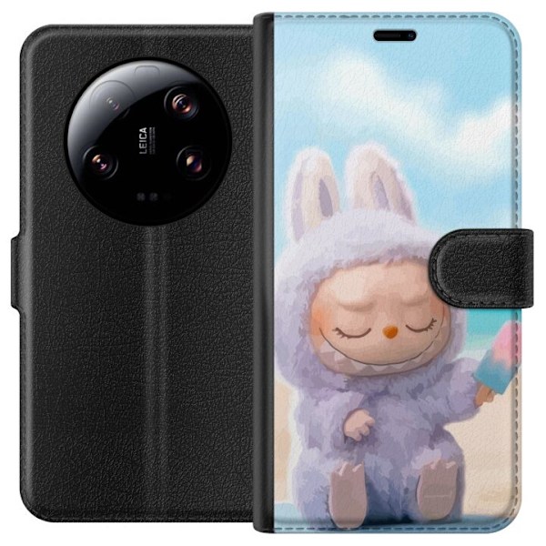 Xiaomi 13 Ultra Tegnebogsetui Labubu Lyserød Stemning