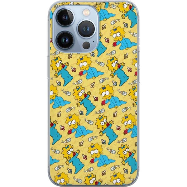 Kompatibel Mobilcover til Apple iPhone 13 Pro Mønster med Maggie Simpson, sutter og sutteflasker gul