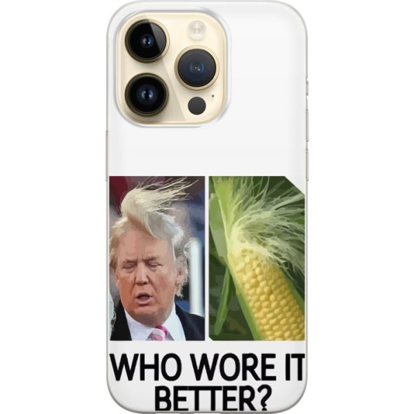 Apple iPhone 14 Pro Läpinäkyvä kuori Trump