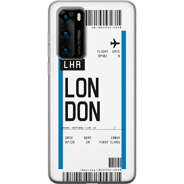 Huawei P40 Gjennomsiktig deksel London